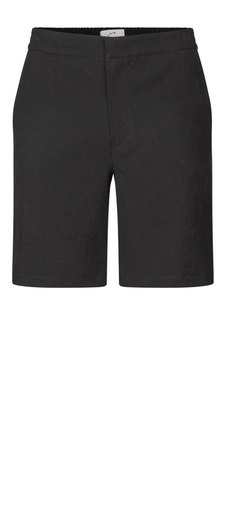 Plain Units Trousers TheoPL Shorts 310 Black Wave gine