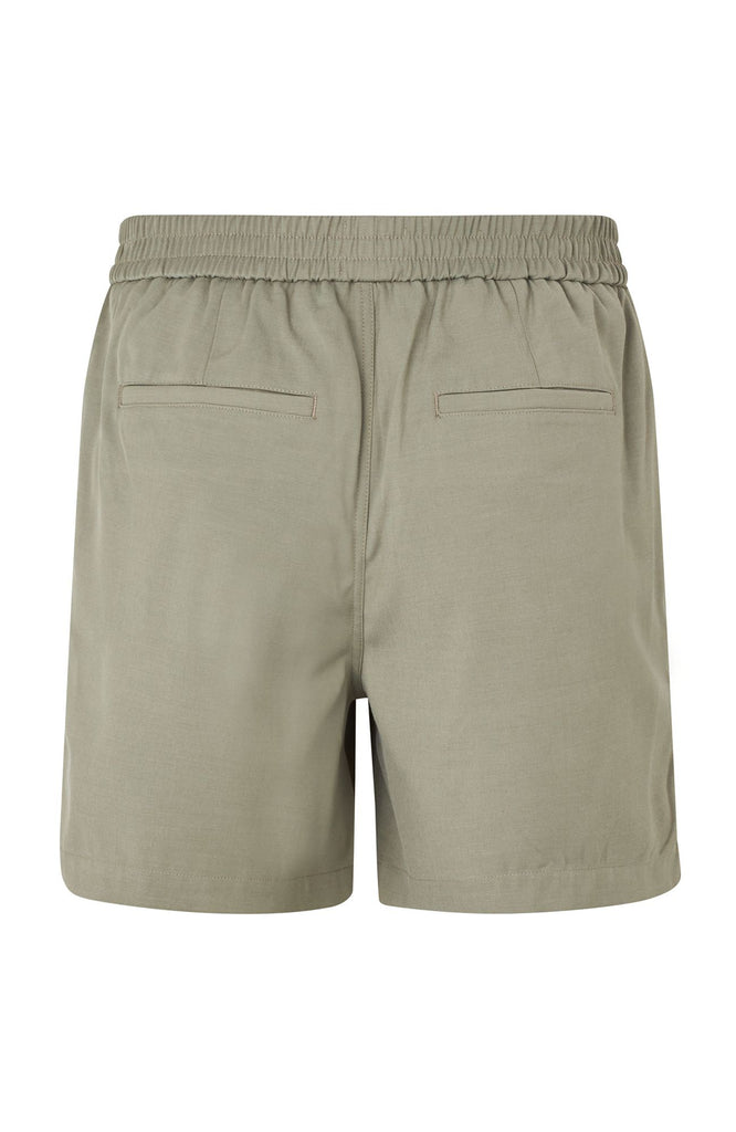 Plain Units Trousers TuriPL Shorts 012 Agave Green gine_back