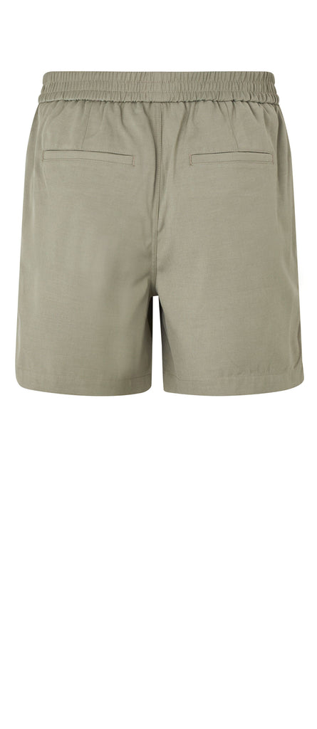 Plain Units Trousers TuriPL Shorts 012 Agave Green gine_back