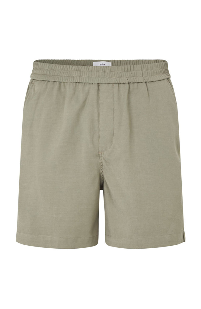 Plain Units Trousers TuriPL Shorts 012 Agave Green gine_front