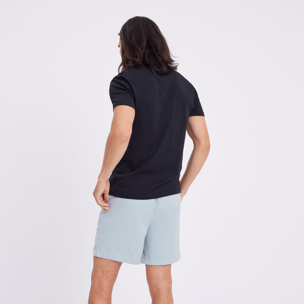 Plain Units Trousers TuriPL Shorts 012 Aqua back