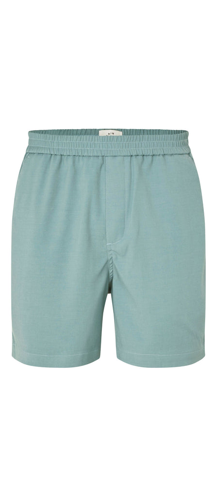 Plain Units Trousers TuriPL Shorts 012 Azure gine_front