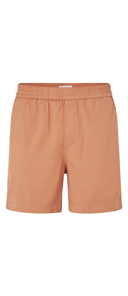Plain Units Trousers TuriPL Shorts 012 Coral gine_front