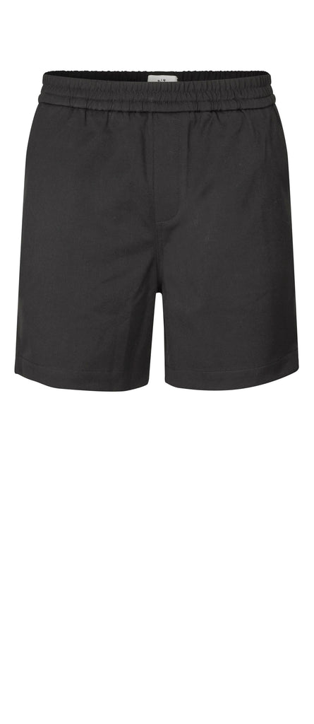 Plain Units Trousers TuriPL Shorts 041 Black gine_front