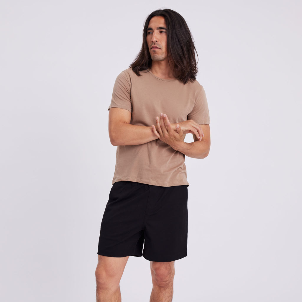 Plain Units Trousers TuriPL Shorts 041 Black front
