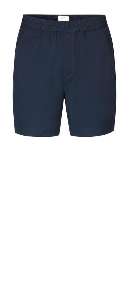 Plain Units Trousers TuriPL Shorts 041 Navy gine_front