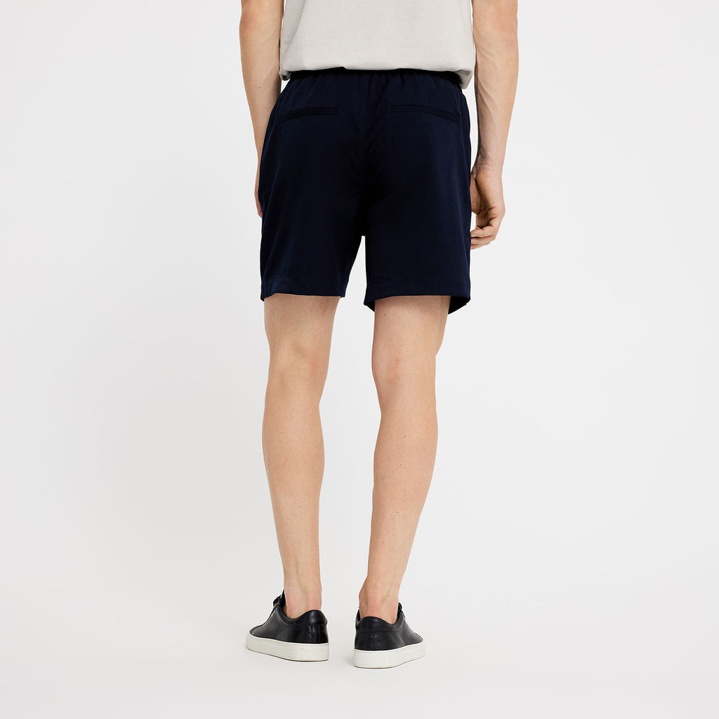 Plain Units Trousers TuriPL Shorts 041 Navy back