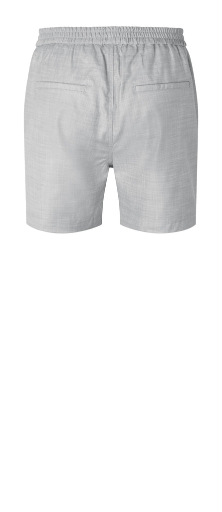 Plain Units Trousers TuriPL Shorts 852 Light Grey Melange gine