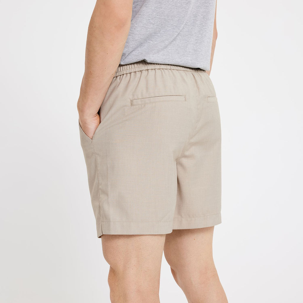 Plain Units Trousers TuriPL Shorts 911 Dark Sand details