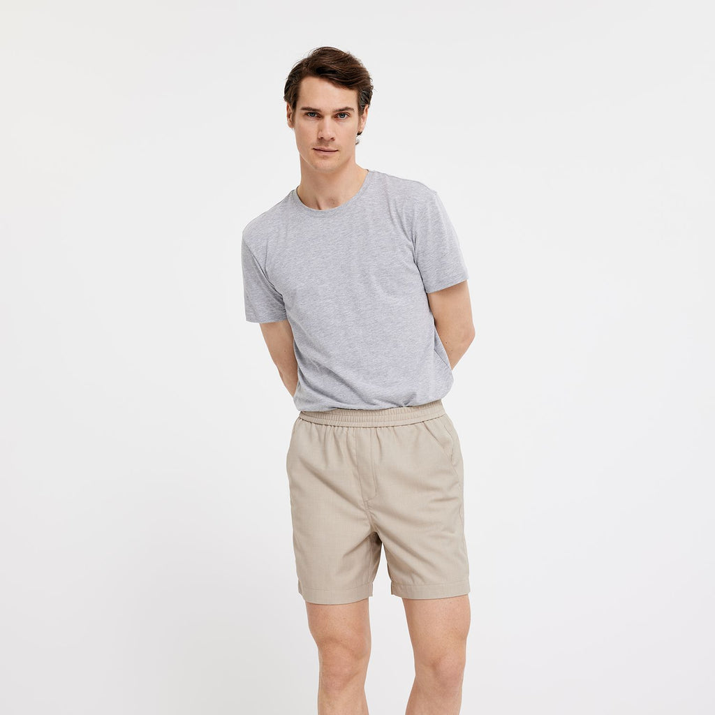 Plain Units Trousers TuriPL Shorts 911 Dark Sand model