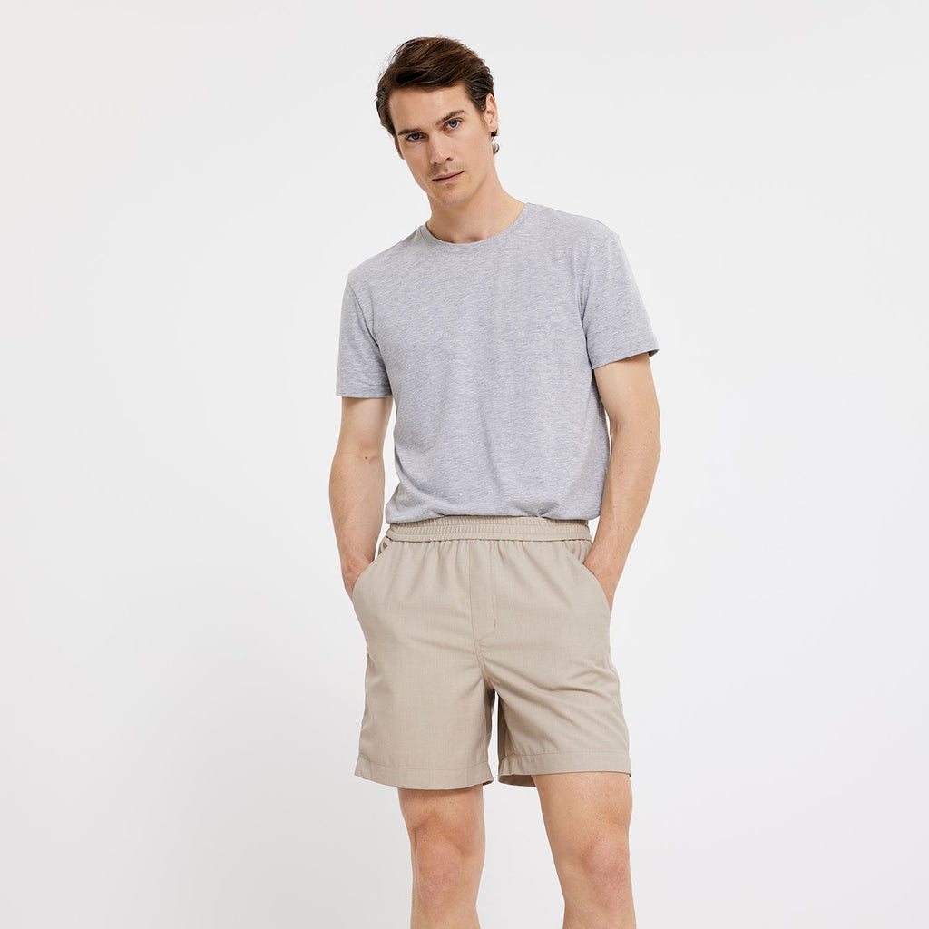 Plain Units Trousers TuriPL Shorts 911 Dark Sand model