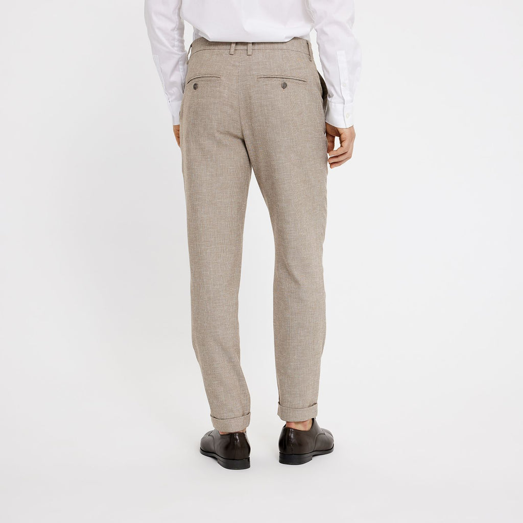 OurUnits Trousers AlbertPL 803_RCS-Blended Dark Sand Check back