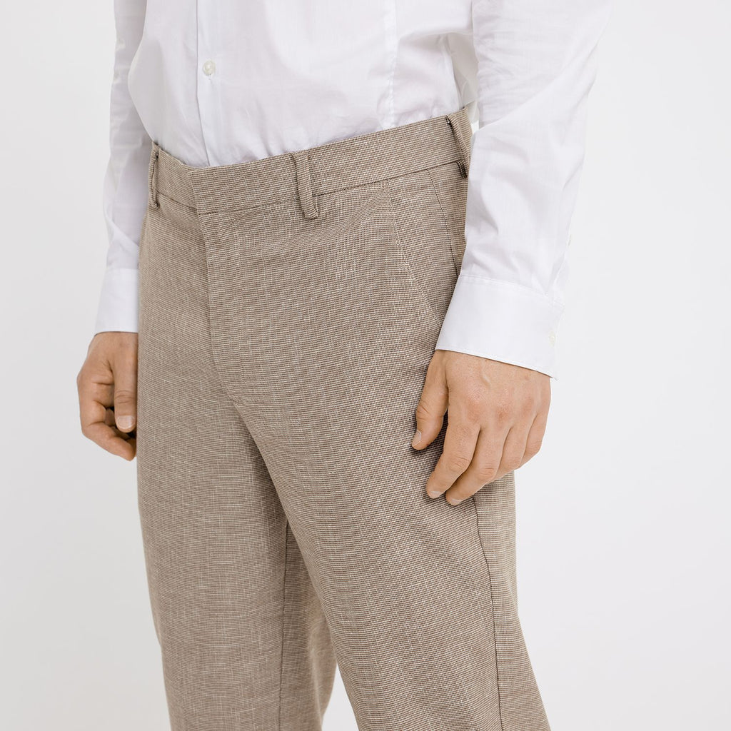 OurUnits Trousers AlbertPL 803_RCS-Blended Dark Sand Check details
