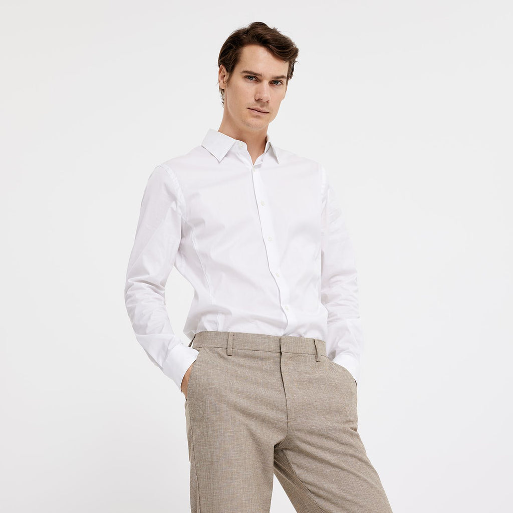OurUnits Trousers AlbertPL 803_RCS-Blended Dark Sand Check model