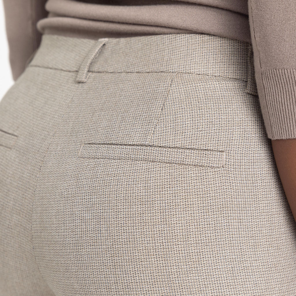 Five Units Trousers Angelie Pure 018 Sand Brown Mix details