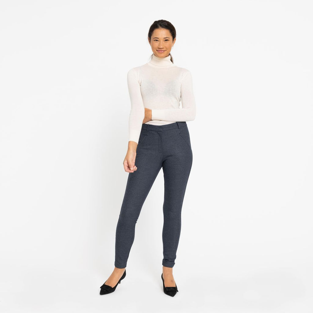 Five Units Trousers Angelie Pure 426 Navy Grey model