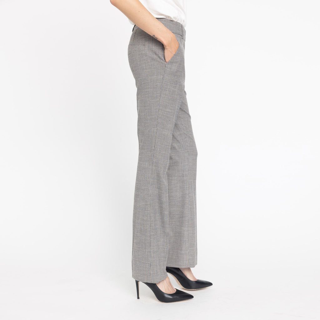 Five Units Trousers Clara 087 Navy Sand Mix Check side
