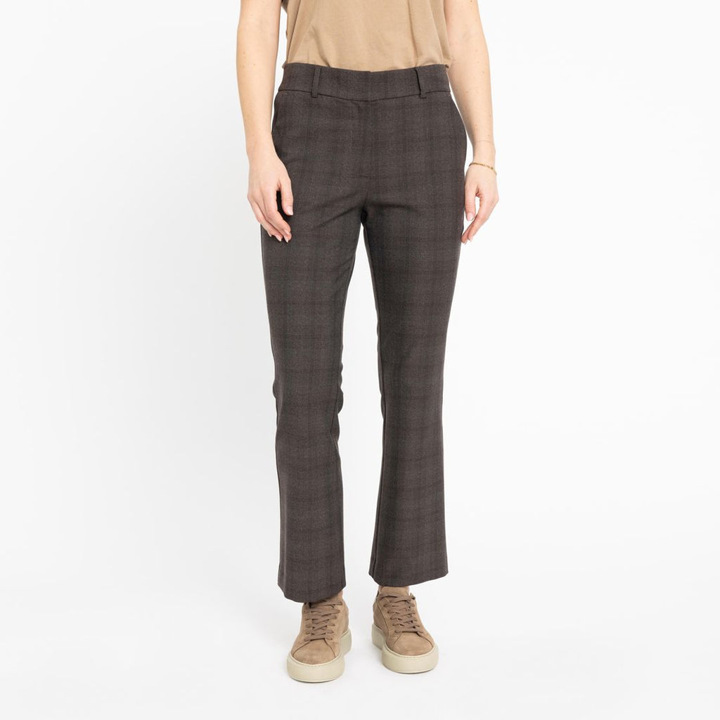 Five Units Trousers Clara Ankle 682 Brown Check front