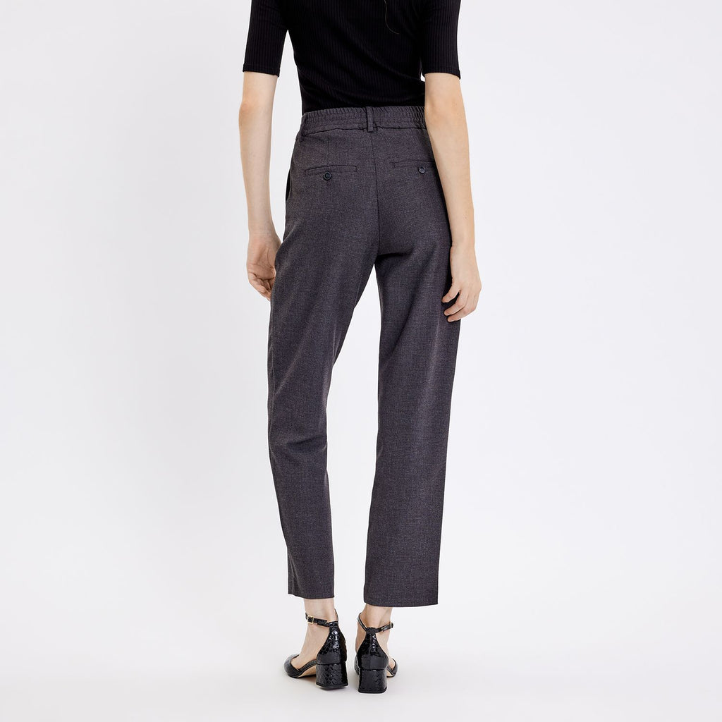 Five Units Trousers DaphneFV 039 Navy Brown Grid back