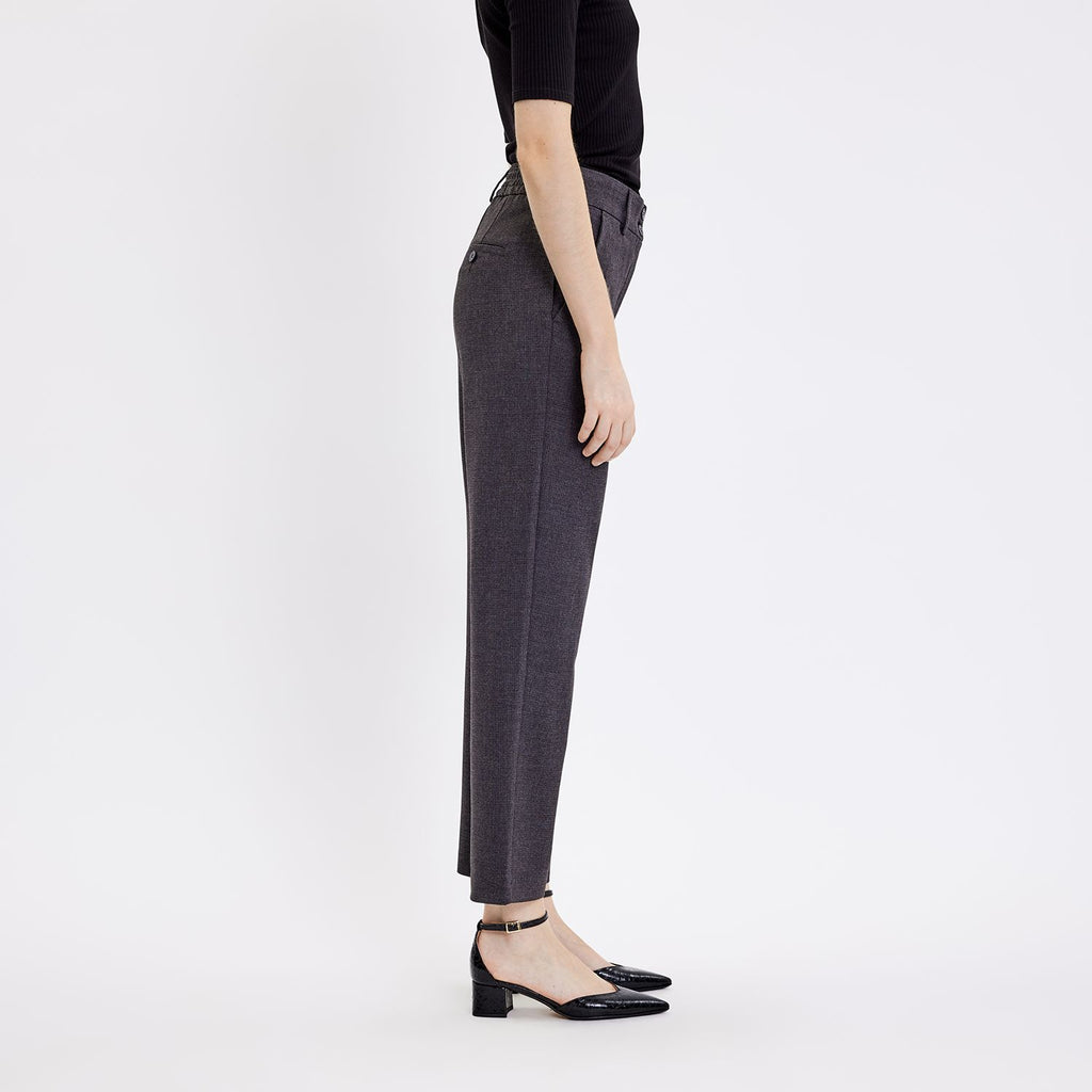 Five Units Trousers DaphneFV 039 Navy Brown Grid side