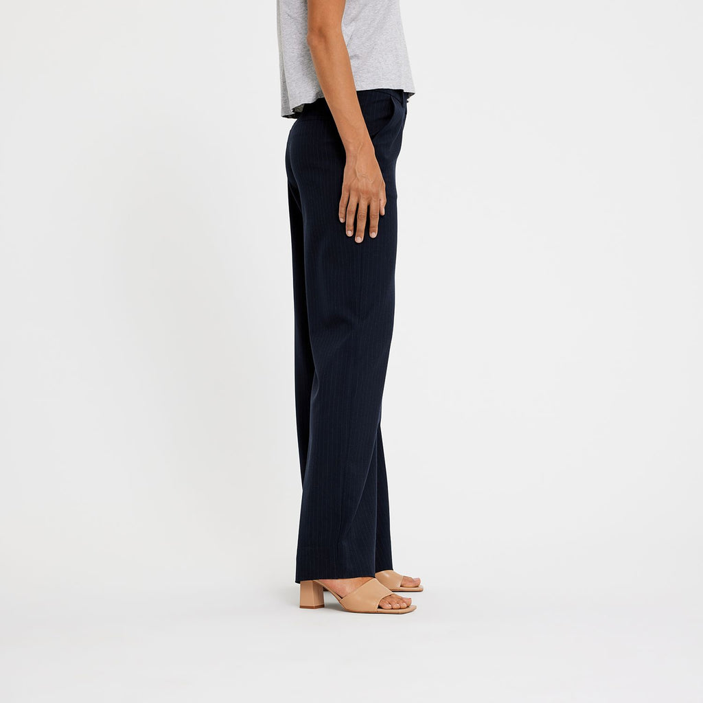 OurUnits Trousers DenaFV 553_GRS Navy Pinstripe side