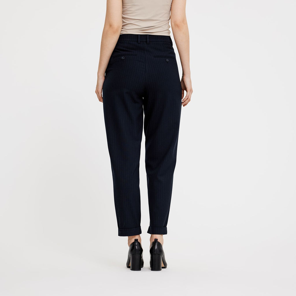 OurUnits Trousers EmmaFV 553_GRS Navy Pinstripe back