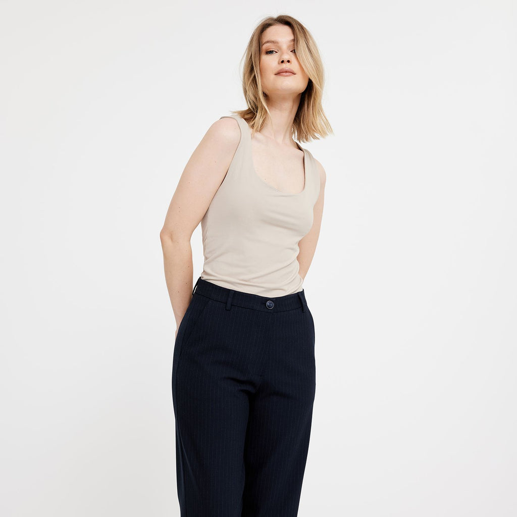 OurUnits Trousers EmmaFV 553_GRS Navy Pinstripe model