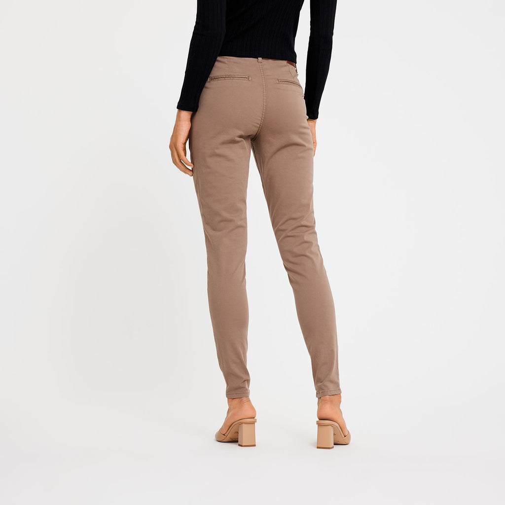 Five Units Trousers JolieFV Pure 057 Dark Blue Herringbone back