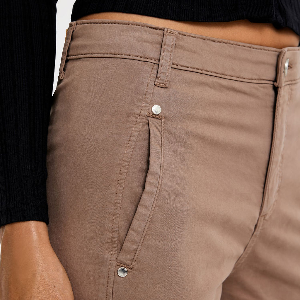 Five Units Trousers JolieFV Pure 057 Dark Blue Herringbone details