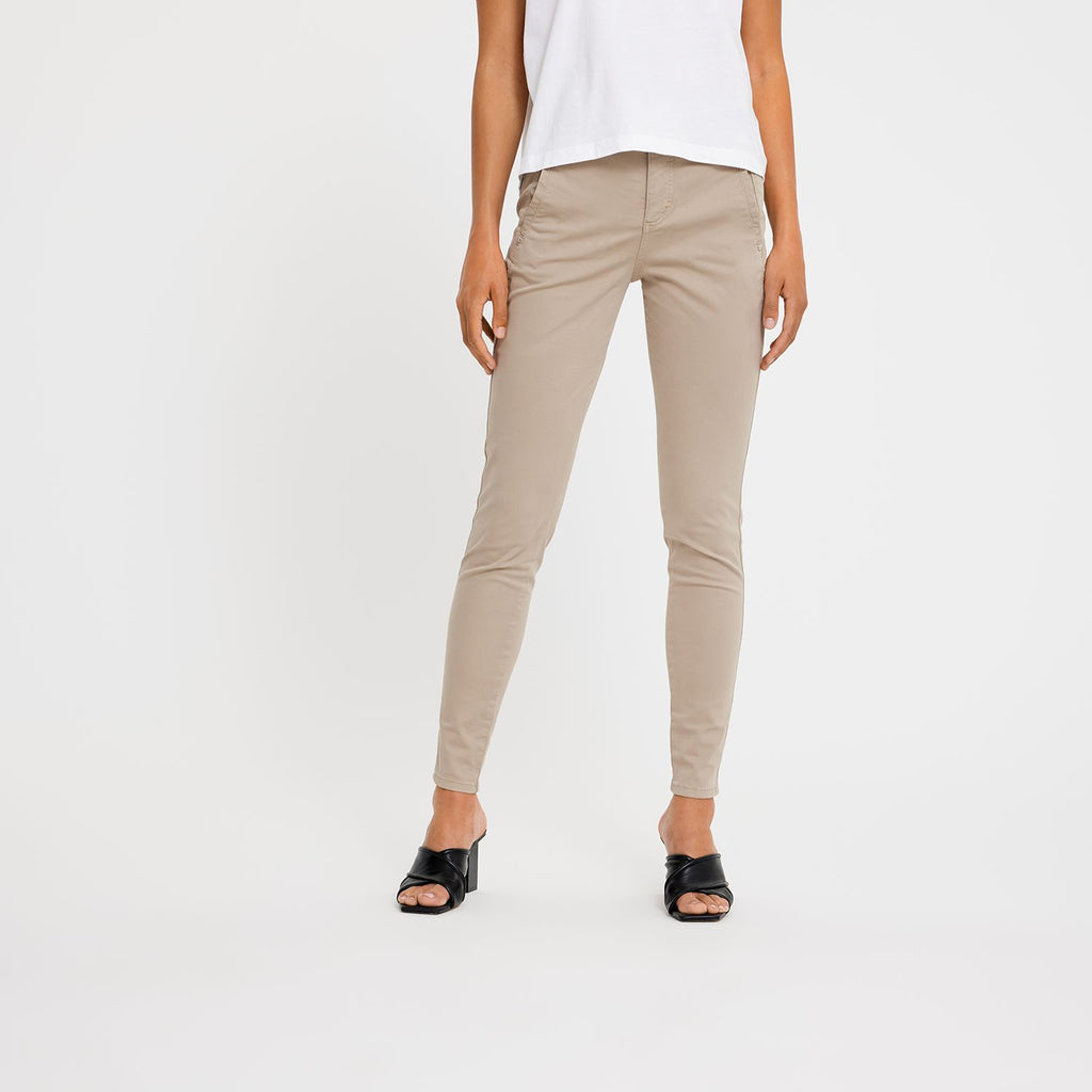 Five Units Trousers JolieFV Pure 057 Dark Blue Herringbone front