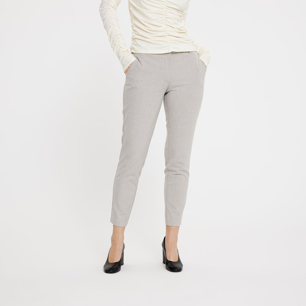 OurUnits Trousers KylieFV Crop 285 Pebble Melange front