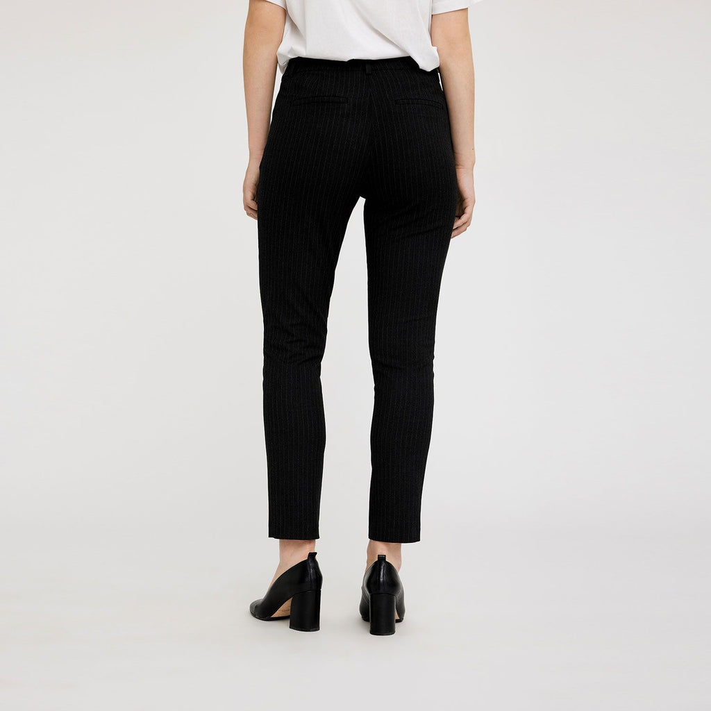 Five Units Trousers KylieFV Crop 553 Charcoal Pinstripe back