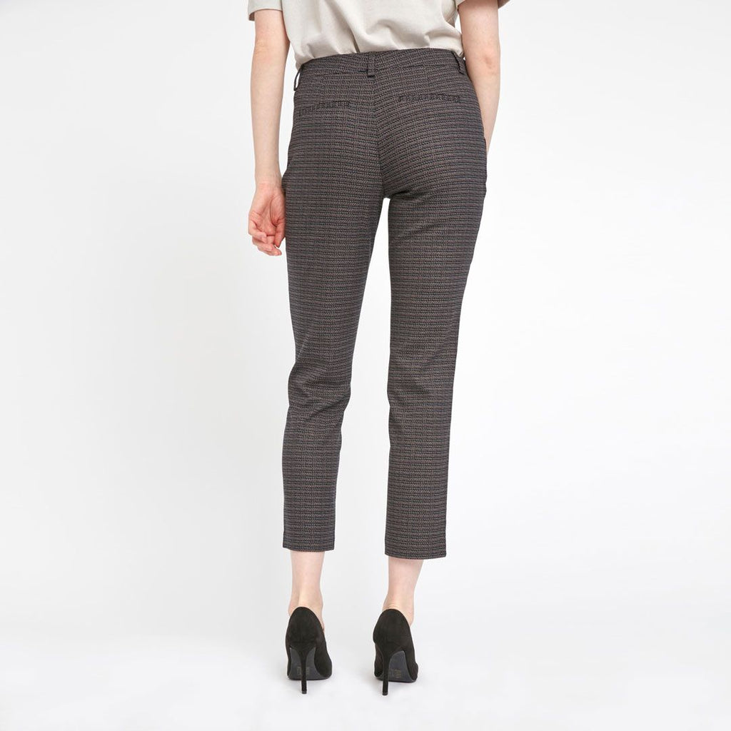 Five Units Trousers Kylie Crop 722 Navy Mix Weave back