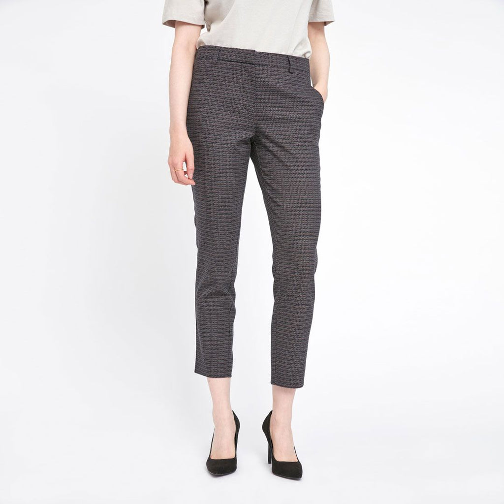 Five Units Trousers KylieFV Crop 722 Navy Mix Weave front