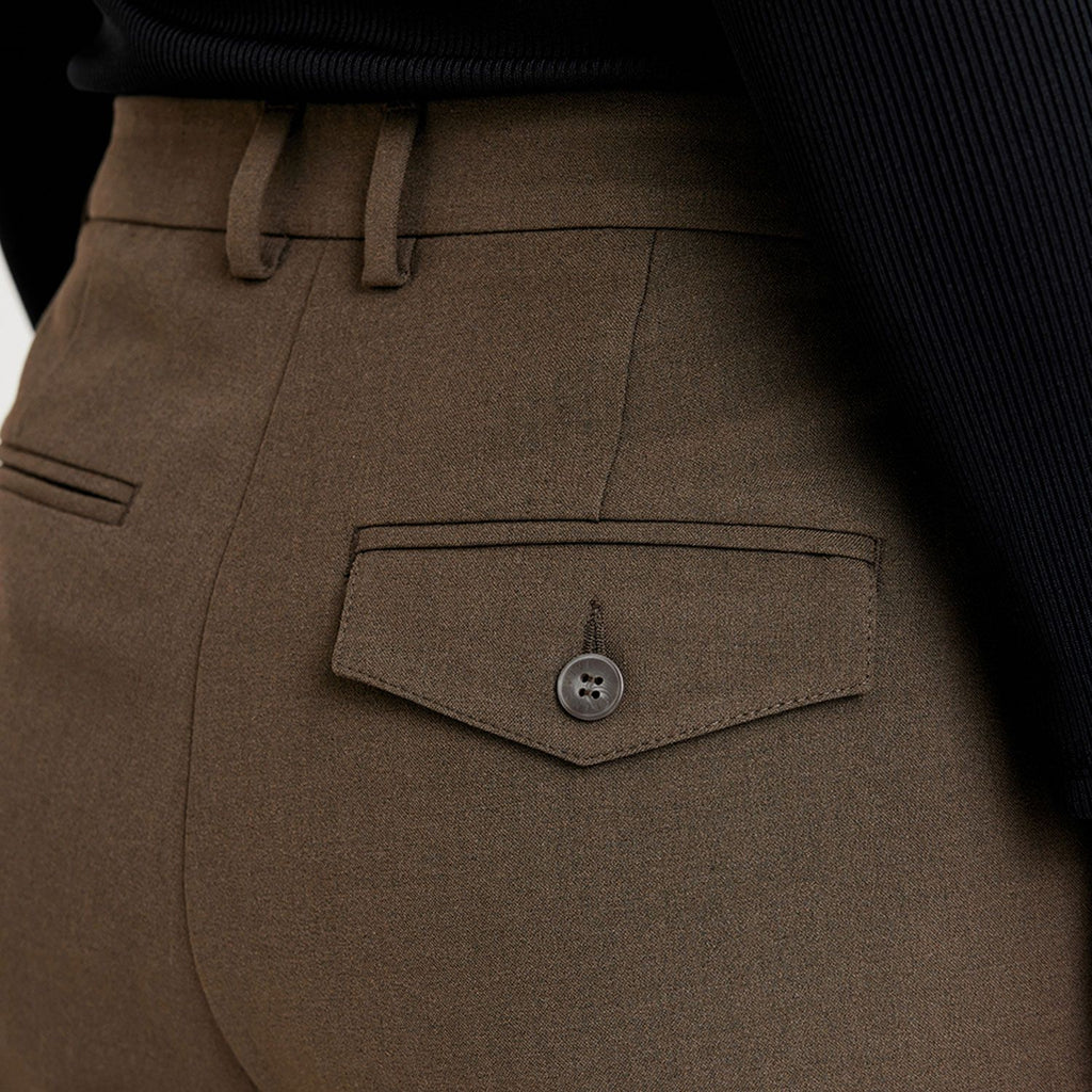 Five Units Trousers Malou 285 Grey Brown Melange details