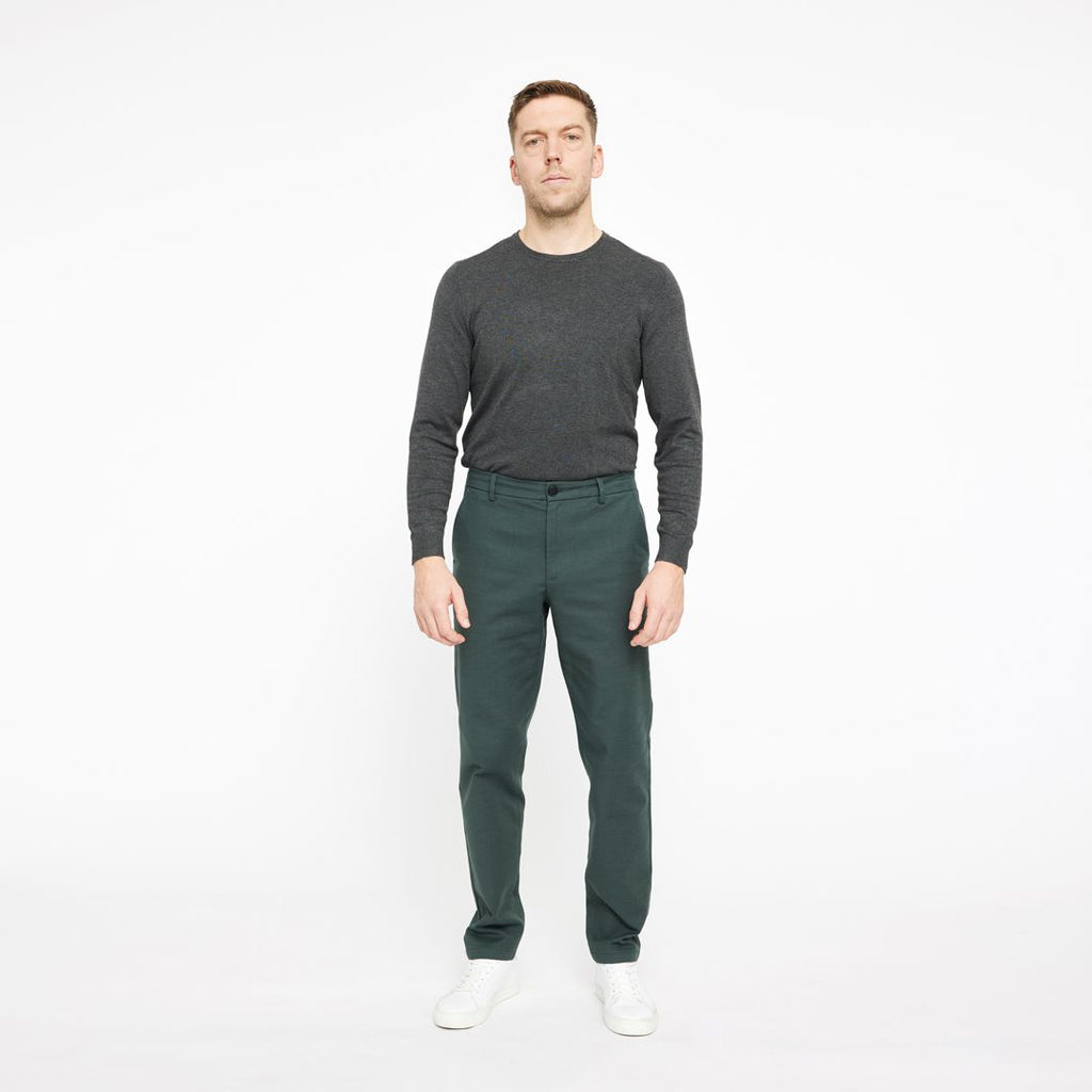 Plain Units Trousers Oscar 370 Forest Green model