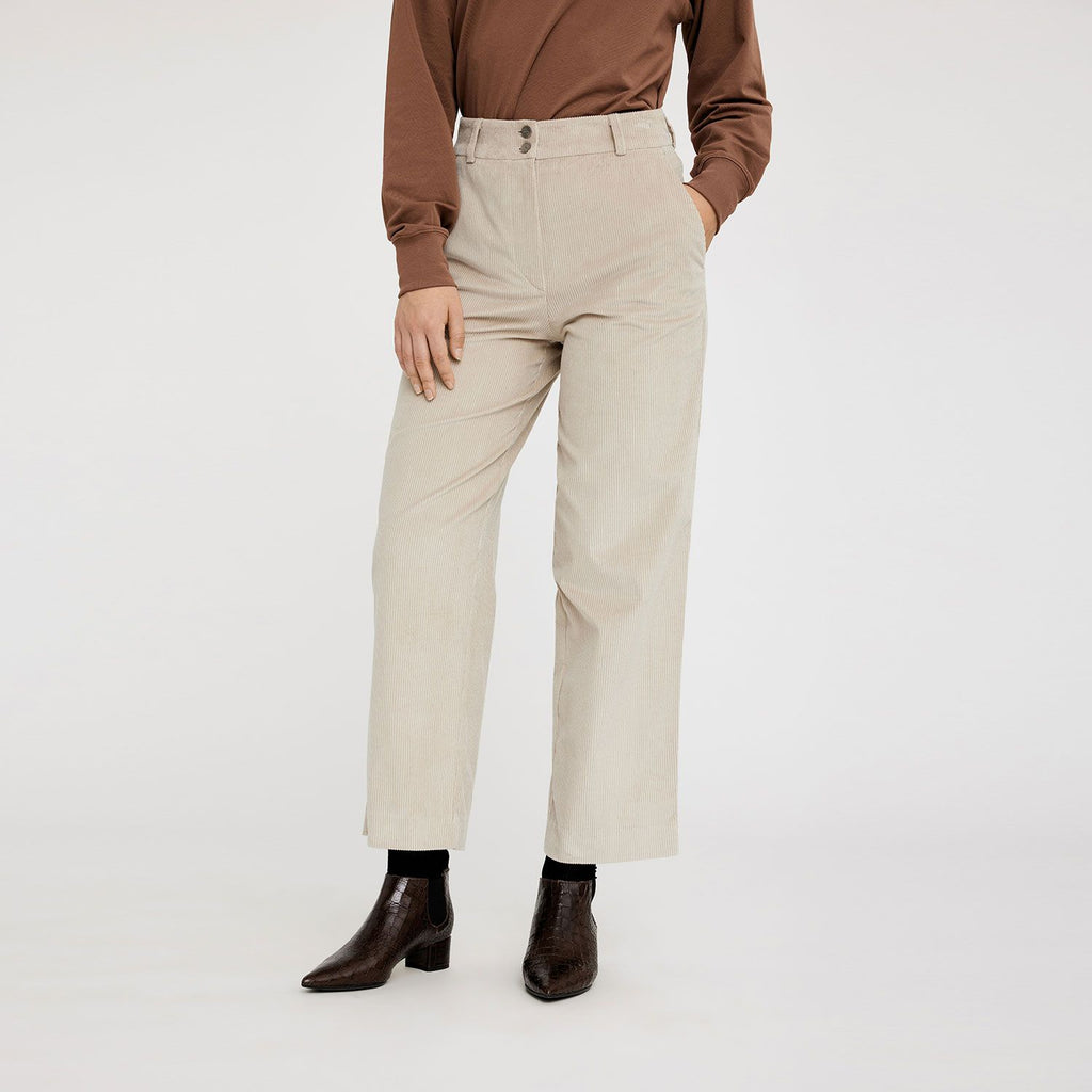 Five Units Trousers SophiaFV Ankle 837 Cold Sand Corduroy front